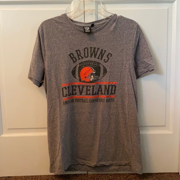 NFL Other - Men’s NFL Team Apparel Gray Cleveland Browns Graphic Short Sleeve T-shirt